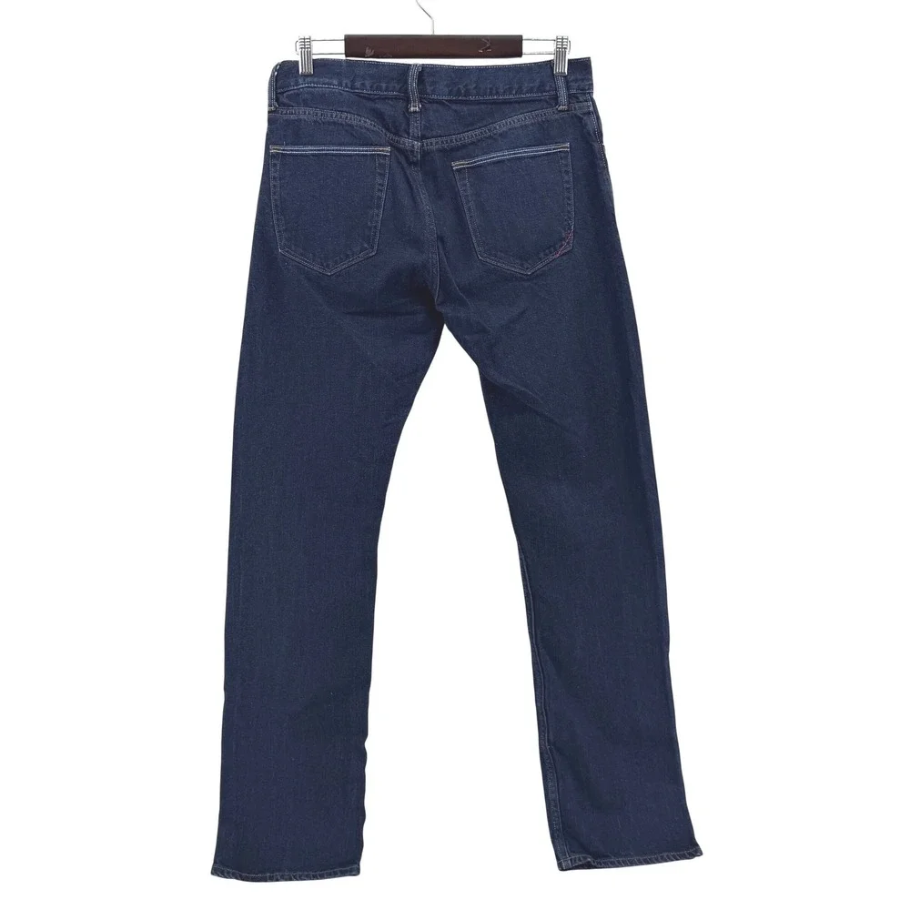 Banana Republic Vintage Straight Jeans Mens 32x34 Dark Indigo Excellent Cotton